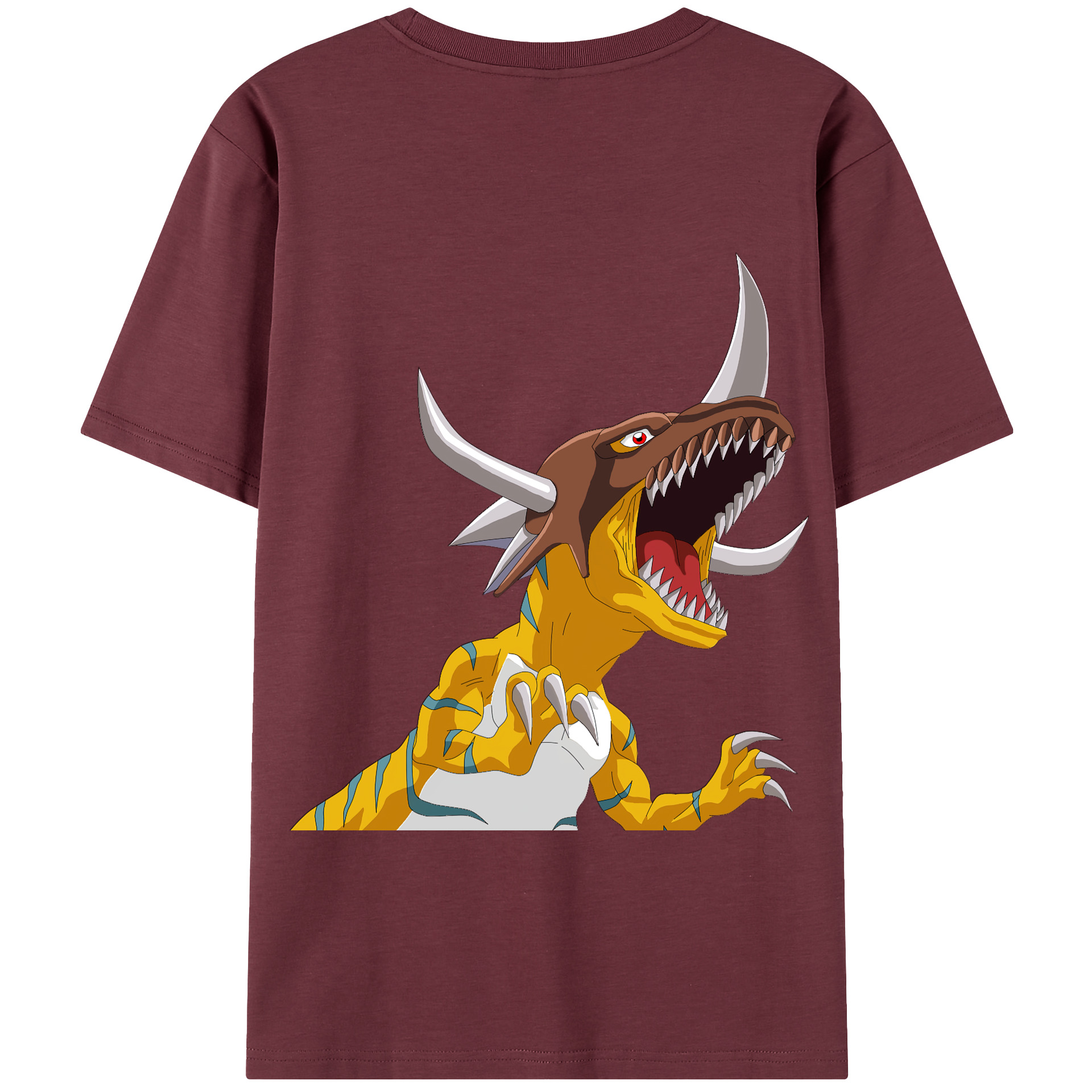 （画像用） Digimon デジタルモンスター/デジモン 綿100％半袖Tシャツ（背面プリント）